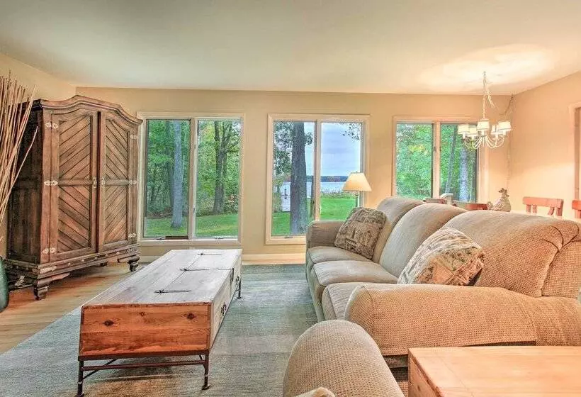 Interlochen Home On Green Lake W/ Dock & Beach!