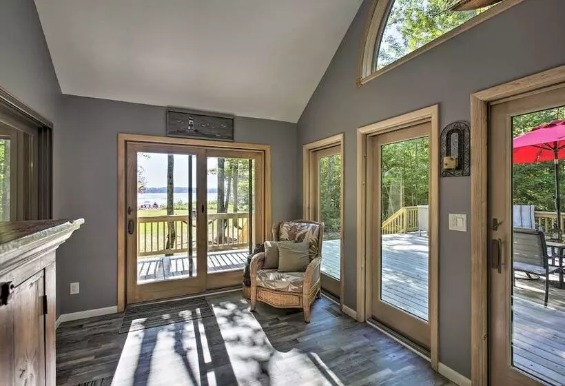 Interlochen Home On Green Lake W/ Dock & Beach!