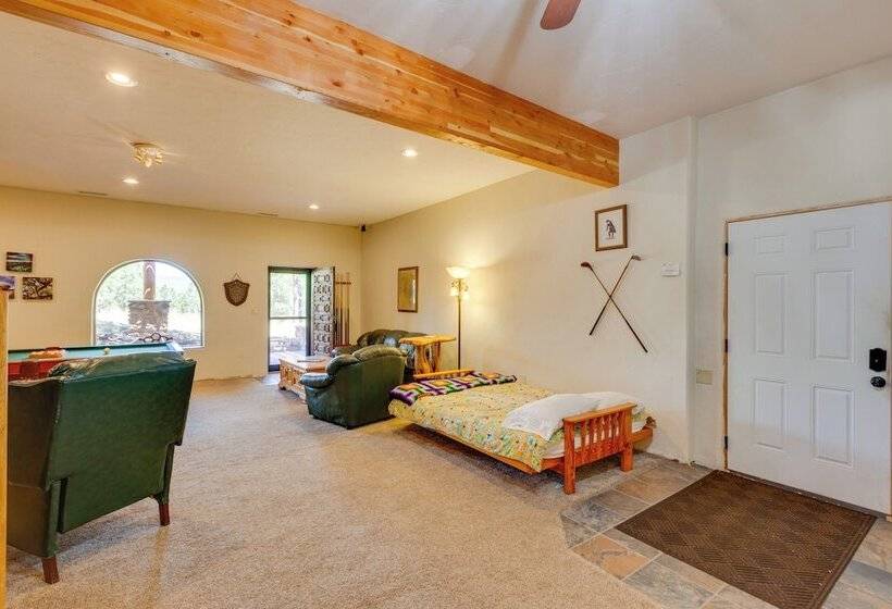 Southwestern Angel Fire Abode W/ Game Room