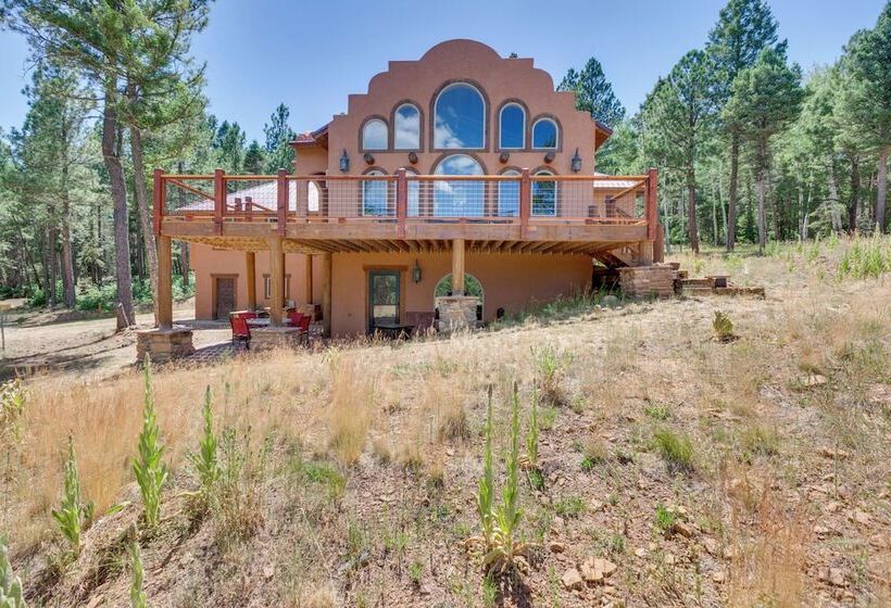 Southwestern Angel Fire Abode W/ Game Room
