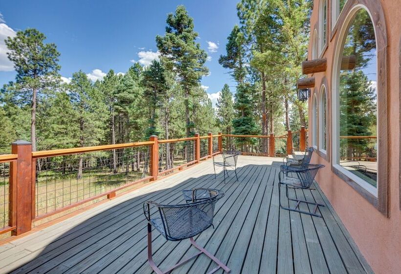 Southwestern Angel Fire Abode W/ Game Room