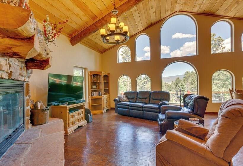 Southwestern Angel Fire Abode W/ Game Room