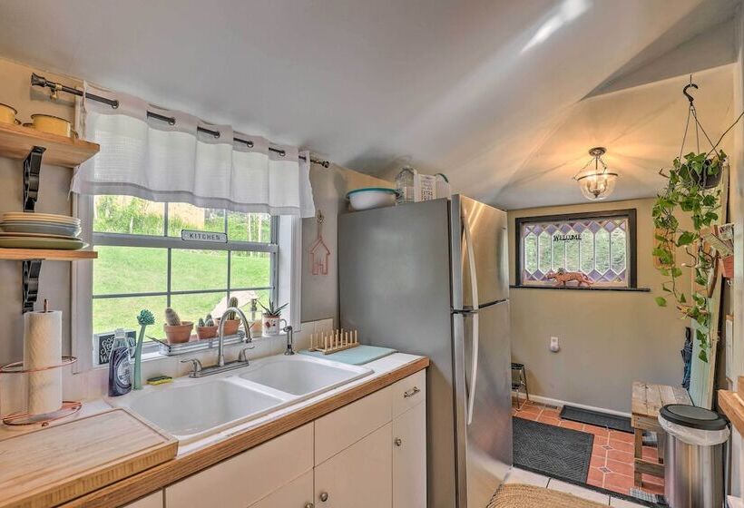 Stylish Woodfin Home W/ Backyard & Fire Pit