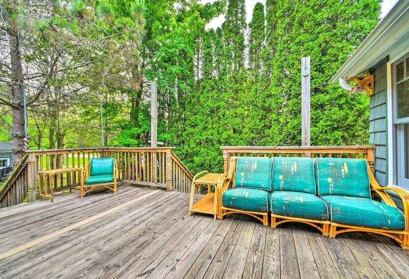 Waterfront Home On Harsens Island W/ Dock!