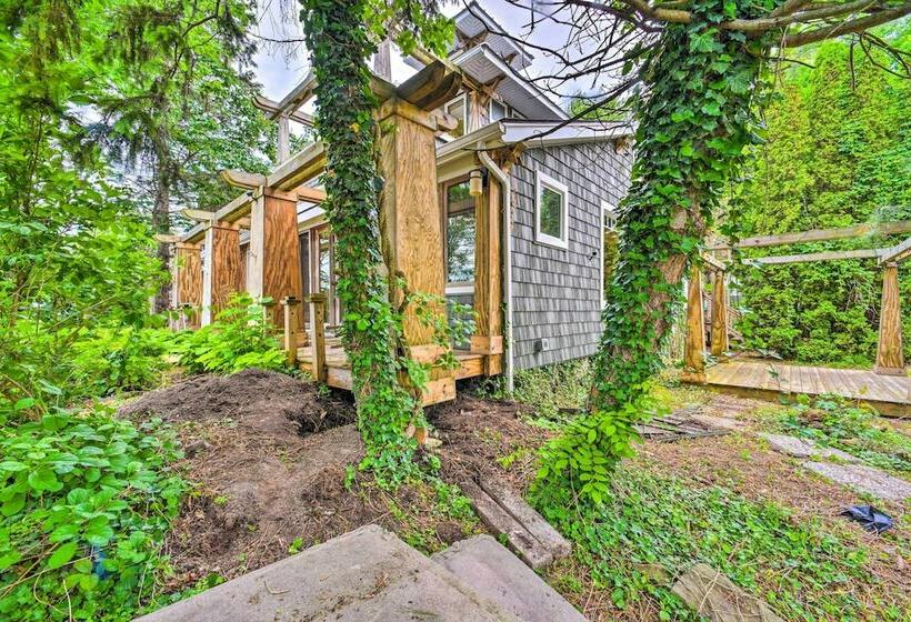 Waterfront Home On Harsens Island W/ Dock!