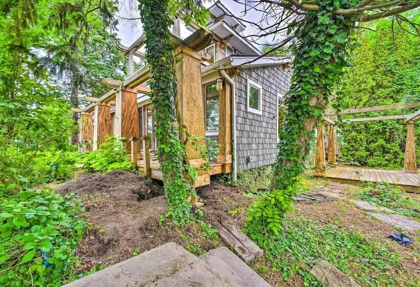 Waterfront Home On Harsens Island W/ Dock!