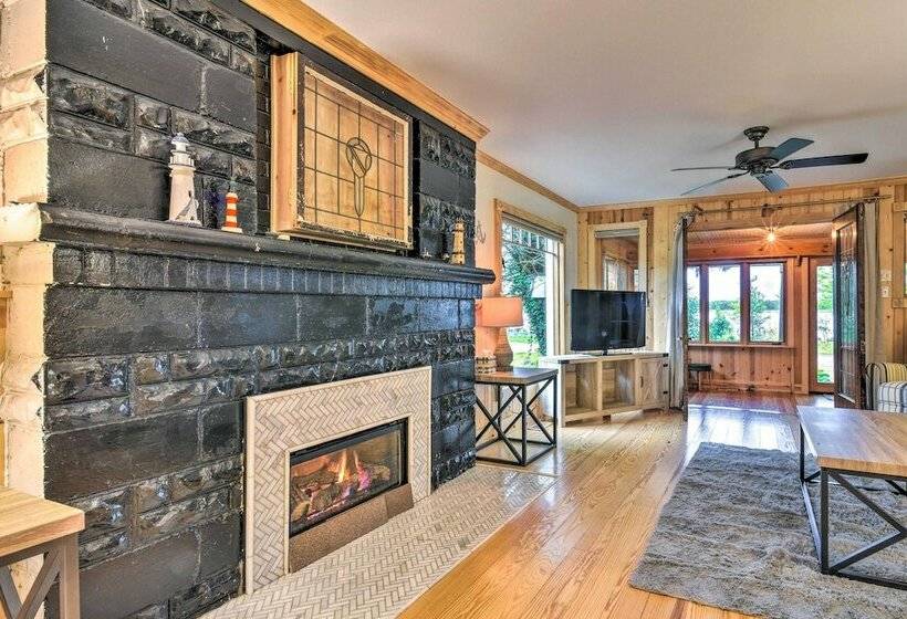 Waterfront Home On Harsens Island W/ Dock!