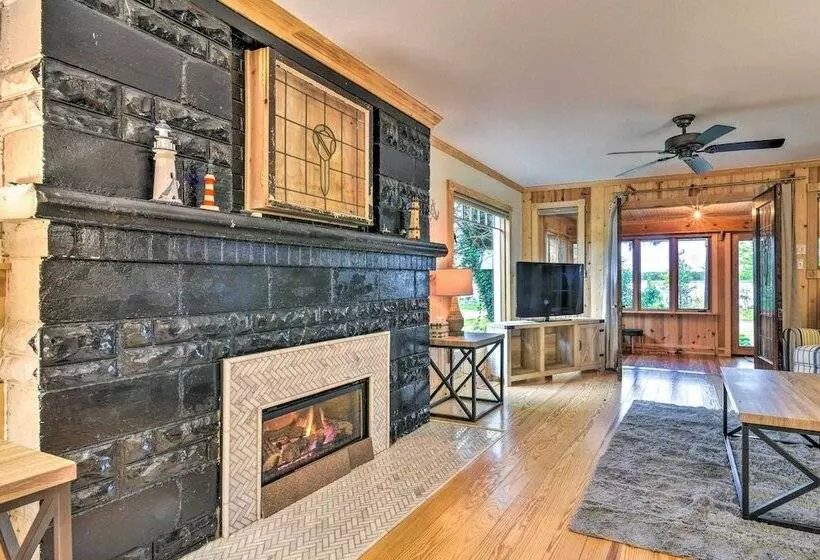 Waterfront Home On Harsens Island W/ Dock!