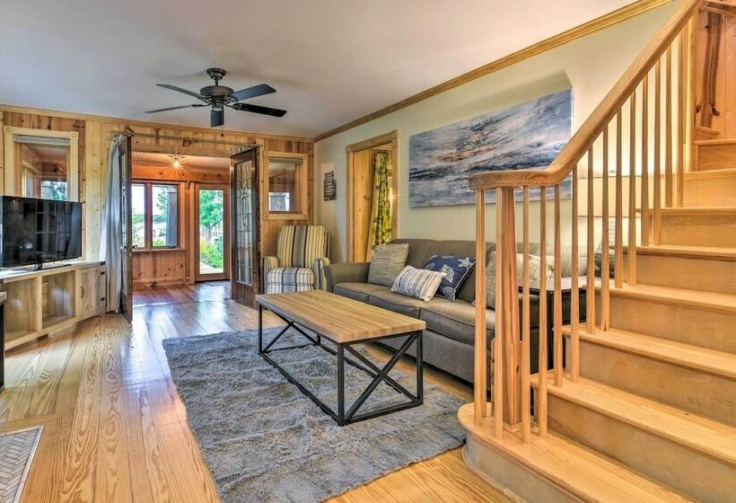 Waterfront Home On Harsens Island W/ Dock!