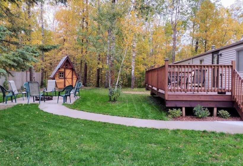Wooded Mcgrath Home W/ Sauna Near Soo Line Trail!