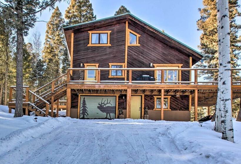 Angel Fire Cabin W/ Game Room ~ 4 Mi To Ski Resort