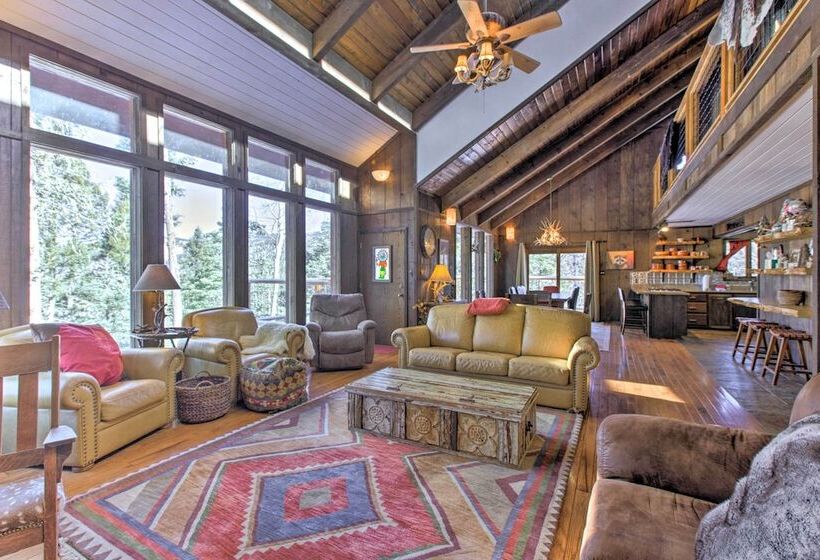 Angel Fire Cabin W/ Game Room ~ 4 Mi To Ski Resort