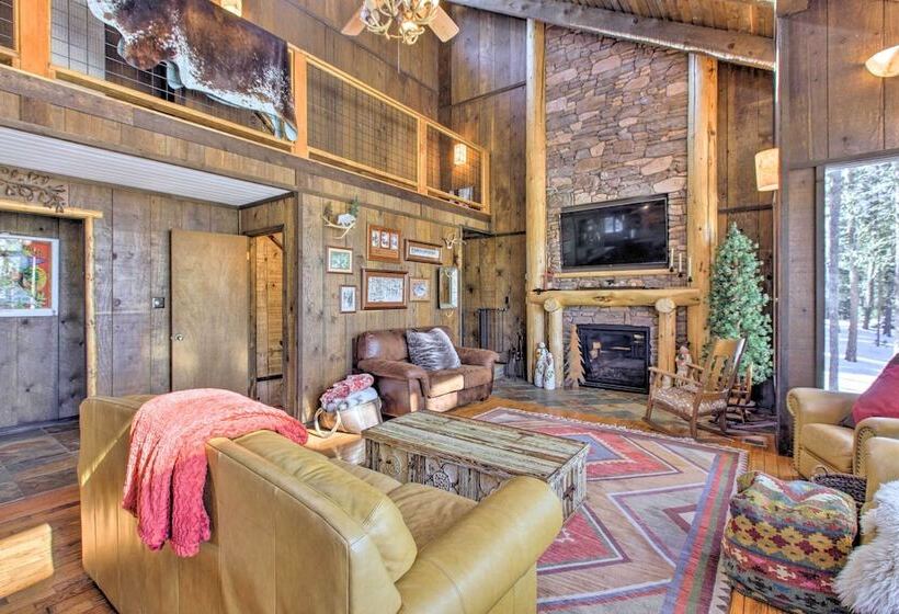 Angel Fire Cabin W/ Game Room ~ 4 Mi To Ski Resort