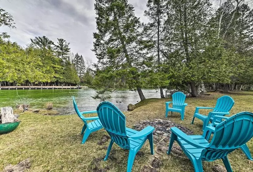 Cabin On Inland Waterway River W/ Boat Dock!