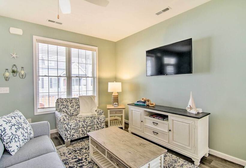 Ocean View Home W/ Grill ~ 4 Mi To Bethany Beach!