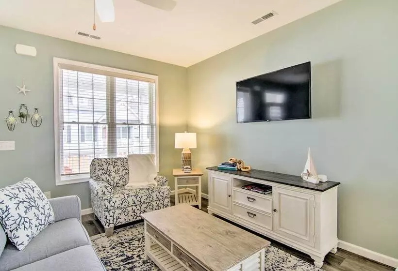 Ocean View Home W/ Grill ~ 4 Mi To Bethany Beach!