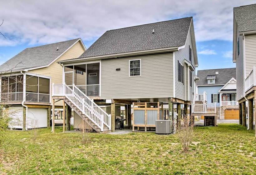Ocean View Home W/ Grill ~ 4 Mi To Bethany Beach!