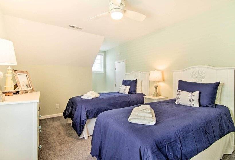 Ocean View Home W/ Grill ~ 4 Mi To Bethany Beach!