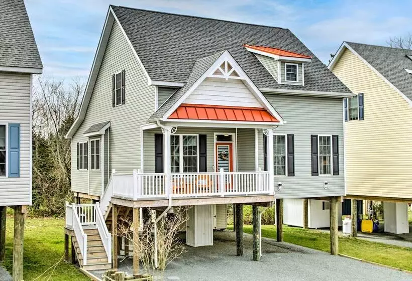Ocean View Home W/ Grill ~ 4 Mi To Bethany Beach!