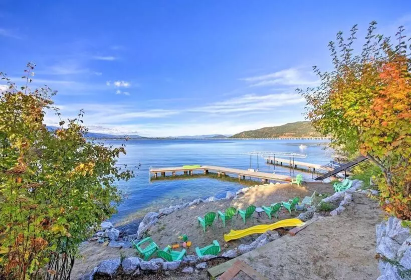 ~14 Mi To Schweitzer Mtn: Lakefront Home