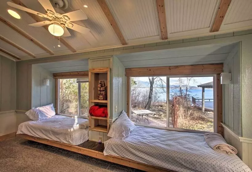 ~14 Mi To Schweitzer Mtn: Lakefront Home