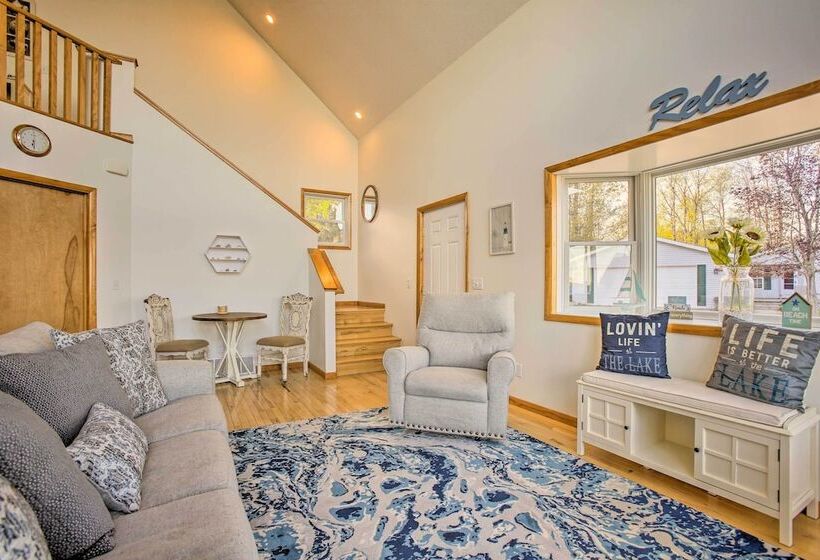 Cadillac Home W/ Hot Tub & Lake Mitchell Views!