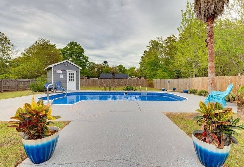 Ocean Springs Beach House W/ Saltwater Pool!