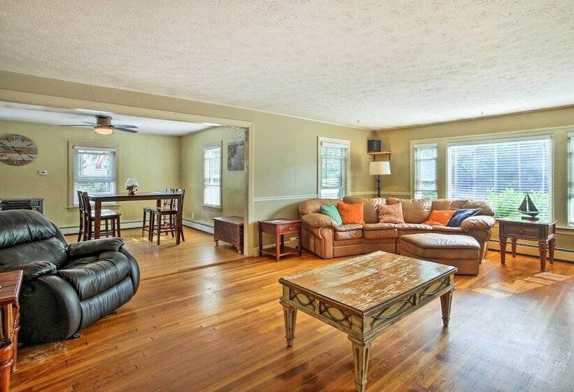 Walking Distance To Beach: Maine Home W/ Deck!