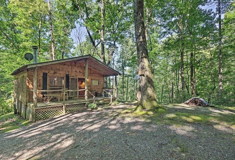 Pisgah Forest The Oak Cabin W/deck By Creek