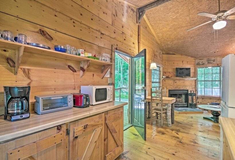 Pisgah Forest The Oak Cabin W/deck By Creek