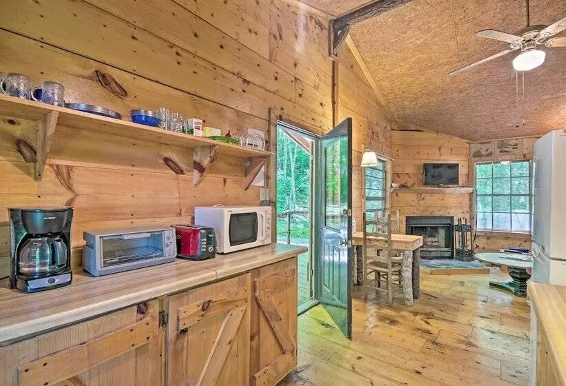 Pisgah Forest  The Oak  Cabin W/deck By Creek