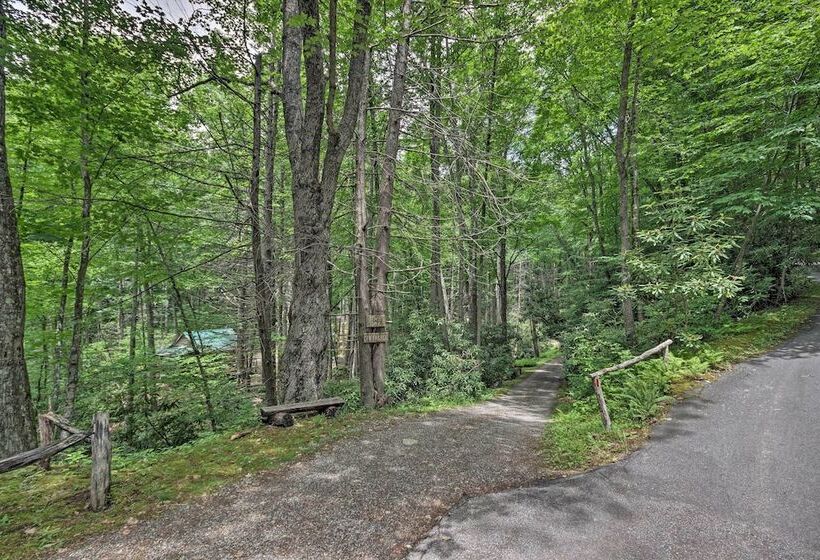 Pisgah Forest The Oak Cabin W/deck By Creek