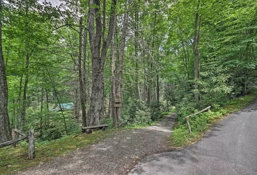 Pisgah Forest  The Oak  Cabin W/deck By Creek