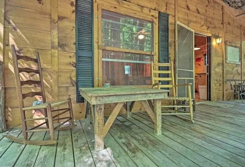 Pisgah Forest  The Oak  Cabin W/deck By Creek