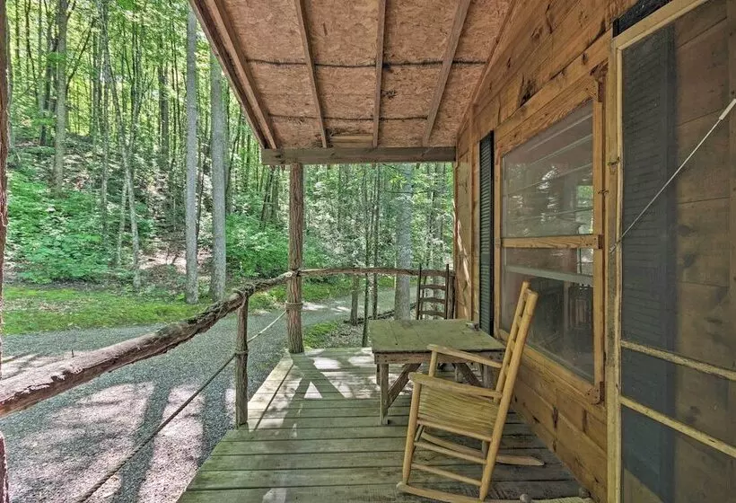 Pisgah Forest  The Oak  Cabin W/deck By Creek