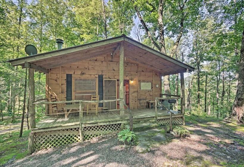 Pisgah Forest The Oak Cabin W/deck By Creek