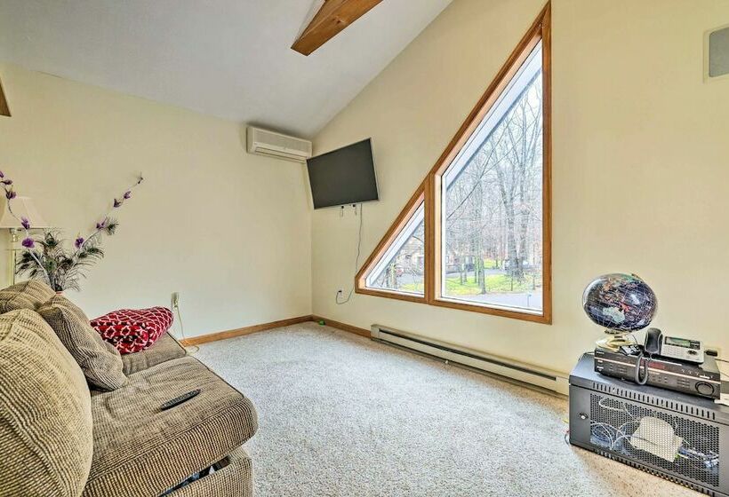 Rustic Pocono Lake Getaway: Ski, Hike, Swim!