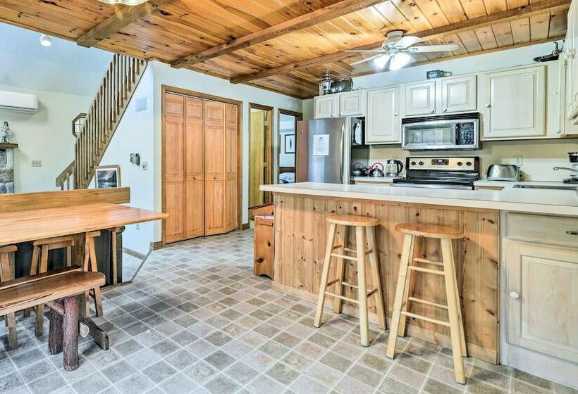 Rustic Pocono Lake Getaway: Ski, Hike, Swim!