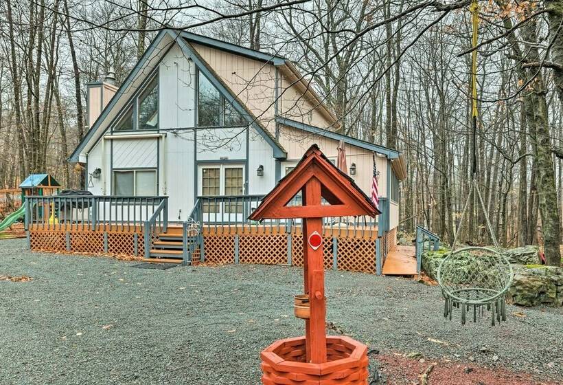 Rustic Pocono Lake Getaway: Ski, Hike, Swim!