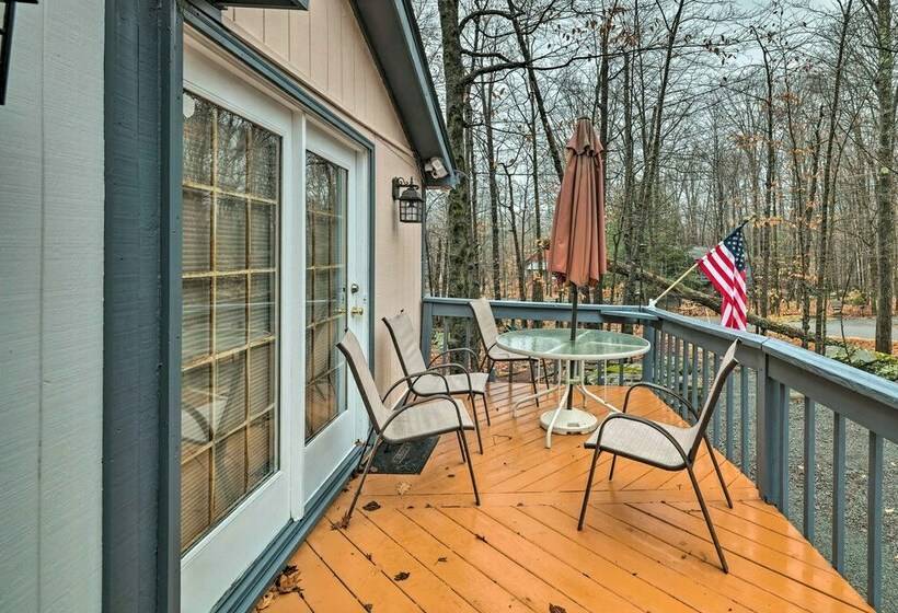 Rustic Pocono Lake Getaway: Ski, Hike, Swim!