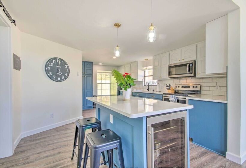 Boat Slip, Fire Pit: Lakefront Sunrise Beach Home!