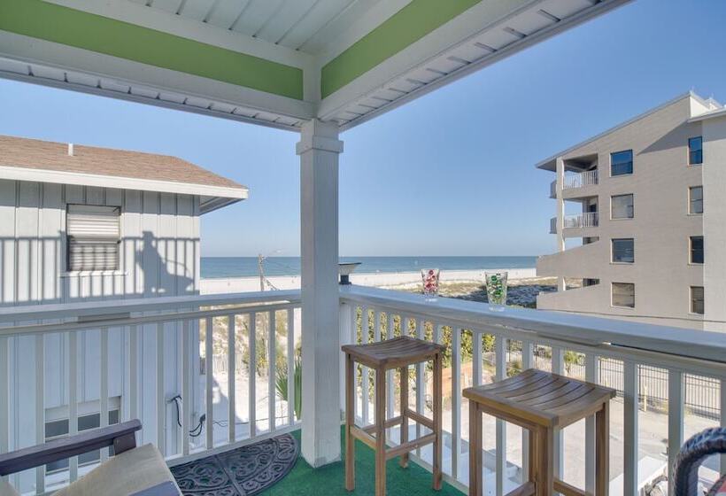 Breezy White Sands House Steps To Gulf Shore!