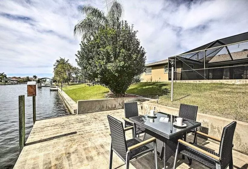 Canalfront Cape Coral Escape W/ Heated Pool!