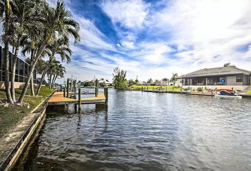 Canalfront Cape Coral Escape W/ Heated Pool!