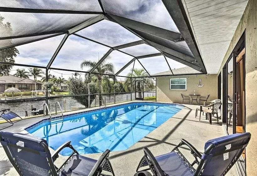 Canalfront Cape Coral Escape W/ Heated Pool!