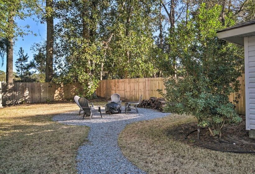 Fire Pit + Yard: Charming Port Royal Home!