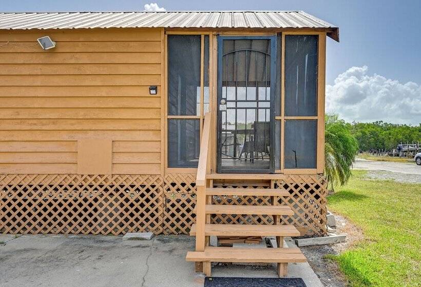 Everglades City Trailer Cabin: Boat Slip & Porch!