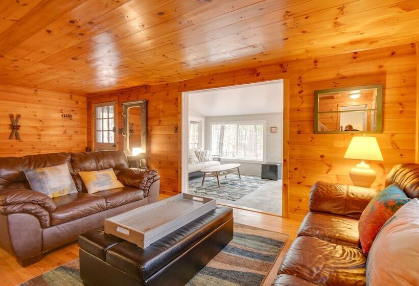 Center Ossipee Cabin W/ Game Room & Fire Pit!