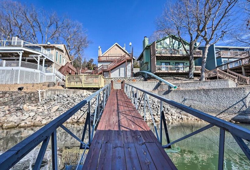 Dock + Slip: Lakefront Linn Creek Home!