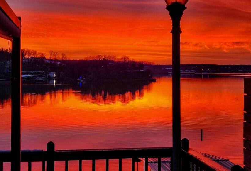 Dock + Slip: Lakefront Linn Creek Home!